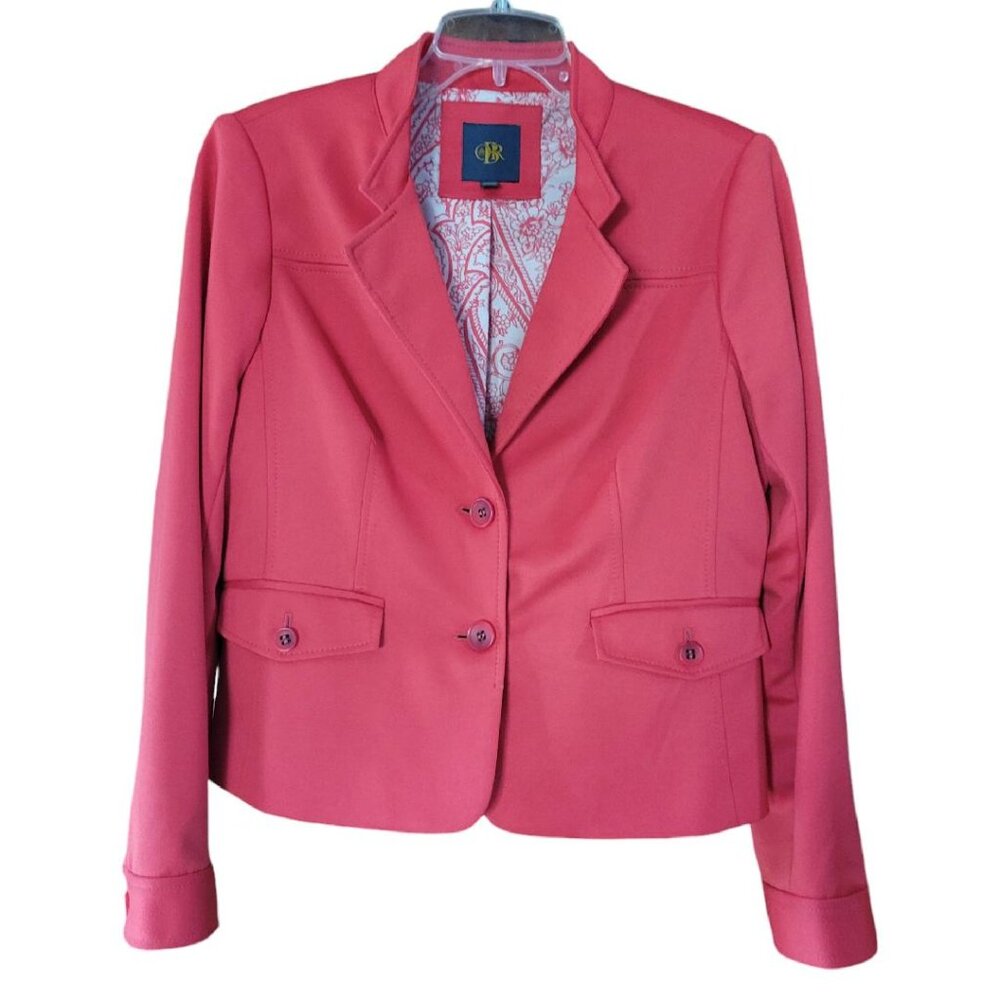 CBR Women’s Dark Peach Cropped Lined Blazer Size L